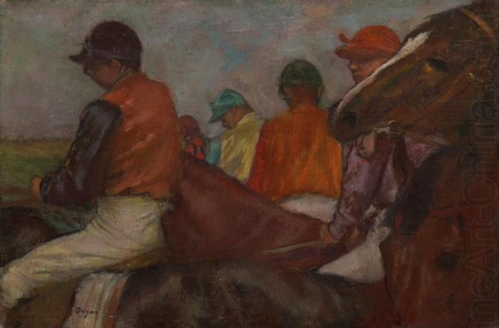 Edgar Degas Jockeys china oil painting image
